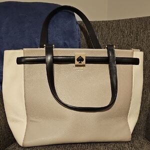 Kate Spade Black and Cream Tote